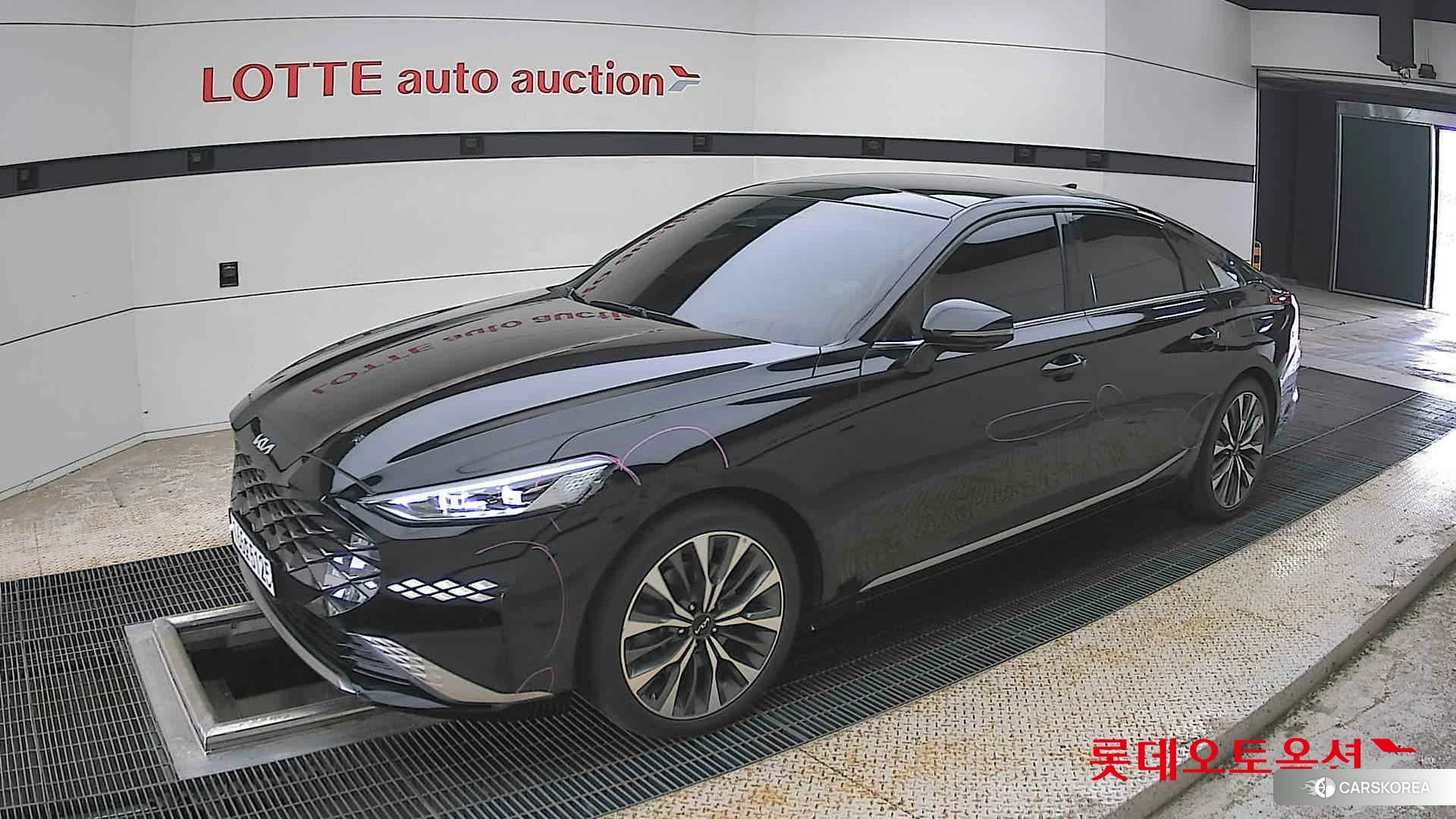 Kia K8 2022 Aurora Black Pearl из Кореи, фото 4