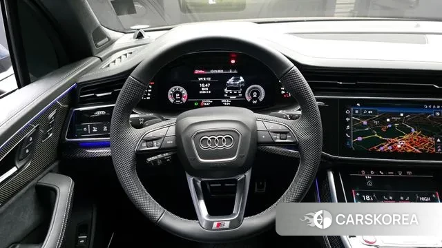 Audi SQ7 (4M) 2023 Черный из Кореи, фото 4