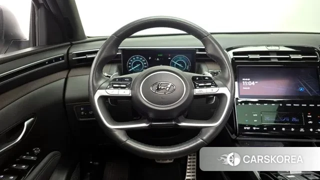 Hyundai Tucson Hybrid (NX4) 2021 Белый из Кореи, фото 4