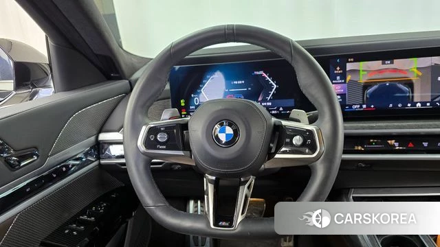 BMW 7 Series (G70) 2023 Черный из Кореи, фото 4