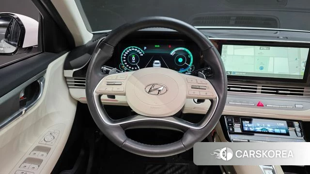 Hyundai The New Grandeur IG Hybrid 2022 Белый из Кореи, фото 4
