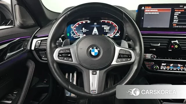 BMW 5 Series (G30) 2023 Черный из Кореи, фото 4