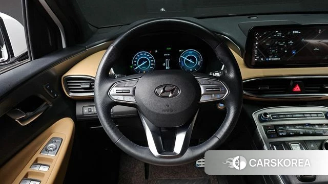 Hyundai The New Santa Fe 2022 Белый из Кореи, фото 4