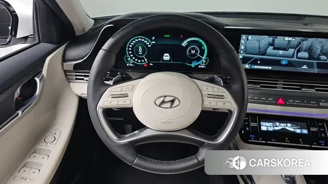 Hyundai The New Grandeur IG Hybrid 2022 Белый из Кореи, фото 4