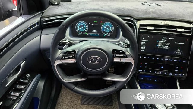 Hyundai Tucson Hybrid (NX4) 2021 Серый из Кореи, фото 4
