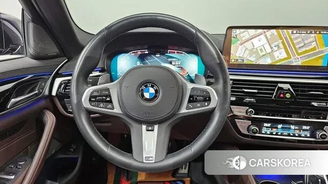 BMW 5 Series (G30) 2022 Черный из Кореи, фото 4