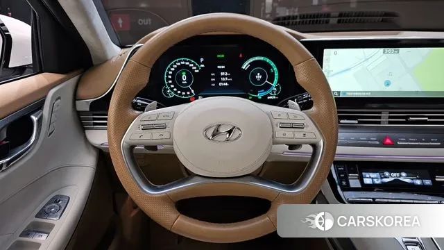 Hyundai The New Grandeur IG Hybrid 2021 Белый из Кореи, фото 4