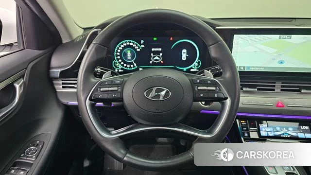 Hyundai The New Grandeur IG Hybrid 2021 Белый из Кореи, фото 4