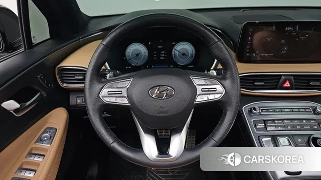 Hyundai The New Santa Fe 2022 Черный из Кореи, фото 4