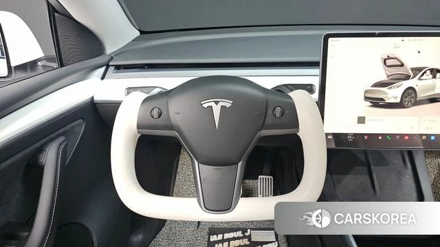 Tesla Model Y 2024 Белый из Кореи, фото 4