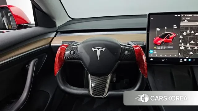 Tesla Model 3 2022 Красный из Кореи, фото 4