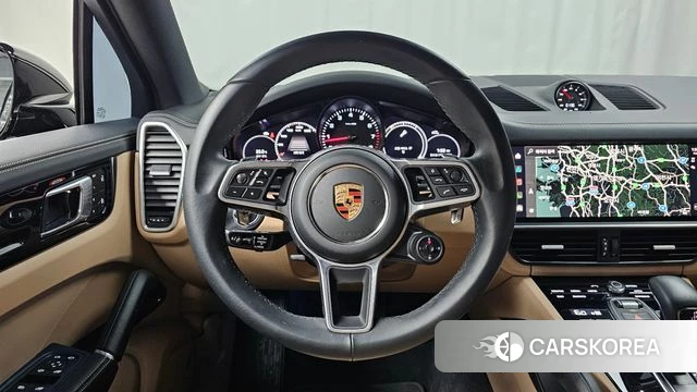 Porsche Cayenne (PO536) 2023 Черный из Кореи, фото 4