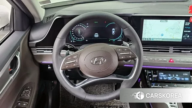 Hyundai The New Grandeur IG Hybrid 2021 Белый из Кореи, фото 4