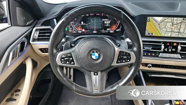 BMW 4 Series (G22) 2021 Черный из Кореи, фото 4