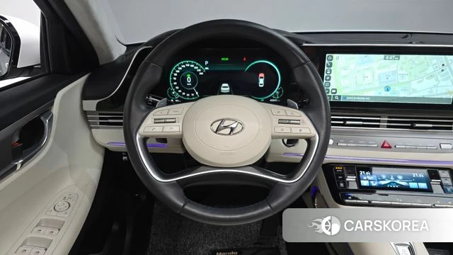 Hyundai The New Grandeur IG Hybrid 2022 Белый из Кореи, фото 4
