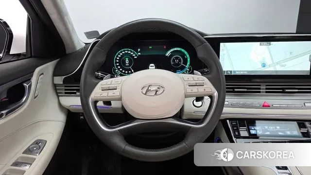 Hyundai The New Grandeur IG Hybrid 2022 Белый из Кореи, фото 4