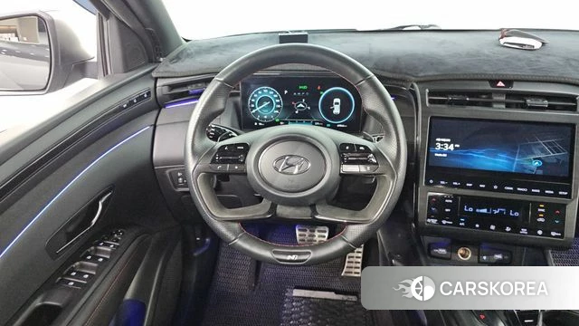 Hyundai Tucson Hybrid (NX4) 2021 Серый из Кореи, фото 4