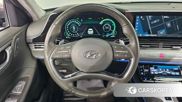 Hyundai The New Grandeur IG Hybrid 2020 Серый из Кореи, фото 4