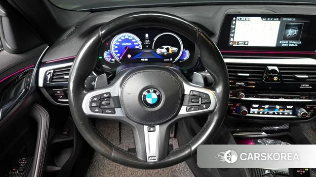 BMW 5 Series (G30) 2018 Синий из Кореи, фото 4