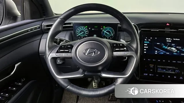Hyundai Tucson Hybrid (NX4) 2021 Белый из Кореи, фото 4