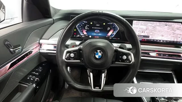 BMW 7 Series (G70) 2023 Серый из Кореи, фото 4