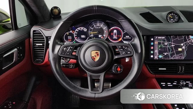 Porsche Cayenne (PO536) 2022 Светло-зеленый из Кореи, фото 4