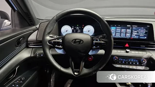 Hyundai The New Avante (CN7) 2024 Небесно-голубой из Кореи, фото 4
