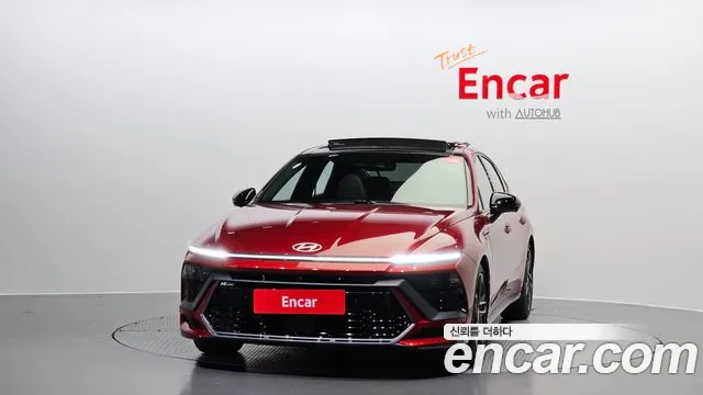 Hyundai Sonata D Edge (DN8) 2023 Красный из Кореи, фото 4