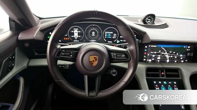 Porsche Taycan 2020 Небесно-голубой из Кореи, фото 4