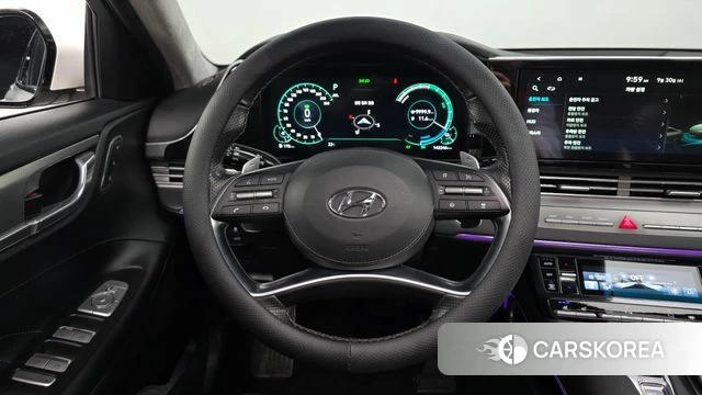 Hyundai The New Grandeur IG Hybrid 2020 Белый из Кореи, фото 4
