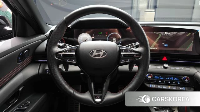 Hyundai The New Avante (CN7) 2024 Черный из Кореи, фото 4