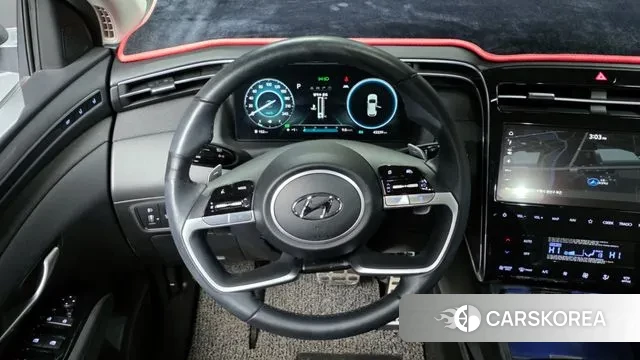 Hyundai Tucson Hybrid (NX4) 2023 Белый из Кореи, фото 4