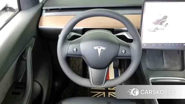 Tesla Model Y 2021 Белый из Кореи, фото 4