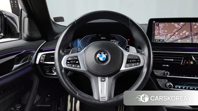 BMW 5 Series (G30) 2021 Черный из Кореи, фото 4