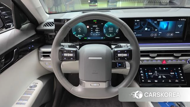 Hyundai Grandeur Hybrid (GN7) 2023 Черный из Кореи, фото 4