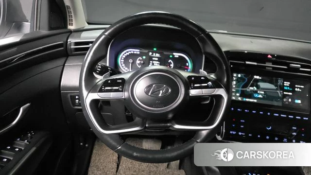 Hyundai Tucson Hybrid (NX4) 2021 Белый из Кореи, фото 4