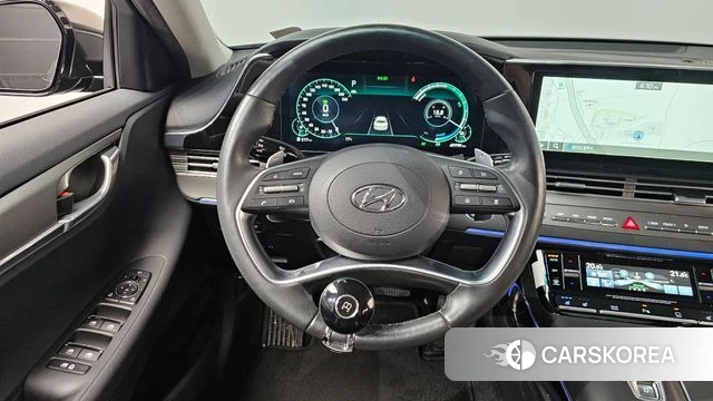 Hyundai The New Grandeur IG Hybrid 2022 Серый из Кореи, фото 4