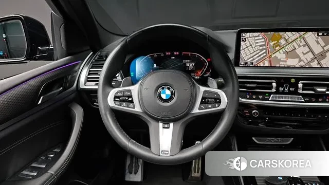 BMW X4 (G02) 2022 Черный из Кореи, фото 4