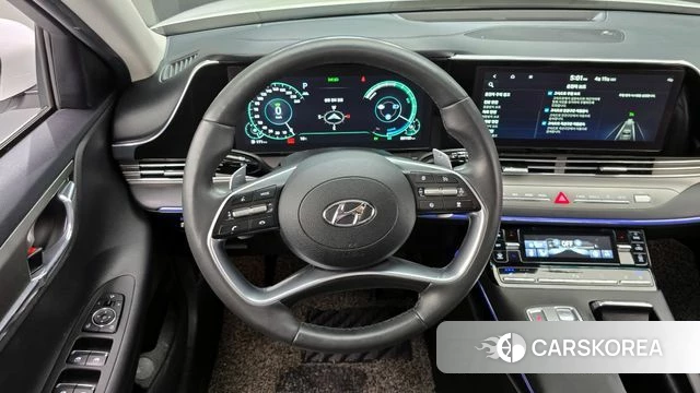 Hyundai The New Grandeur IG Hybrid 2022 Белый из Кореи, фото 4