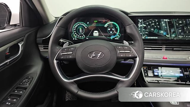 Hyundai The New Grandeur IG Hybrid 2021 Белый из Кореи, фото 4