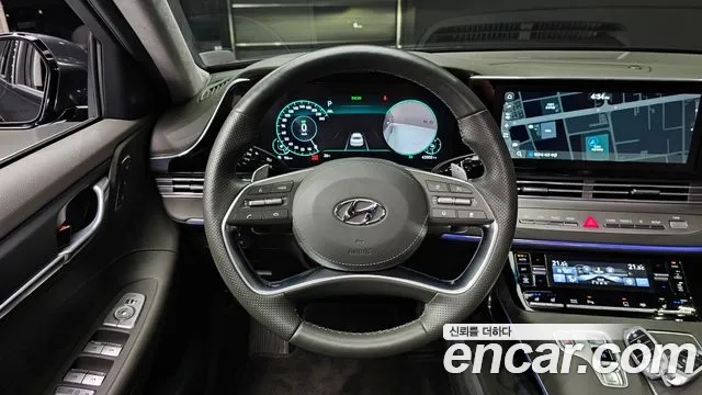 Hyundai The New Grandeur IG Hybrid 2020 Серый из Кореи, фото 4