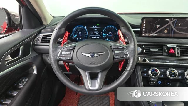 Genesis The New G70 2021 Красный из Кореи, фото 4