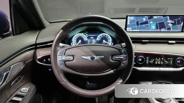 Genesis GV70 2021 Синий из Кореи, фото 4