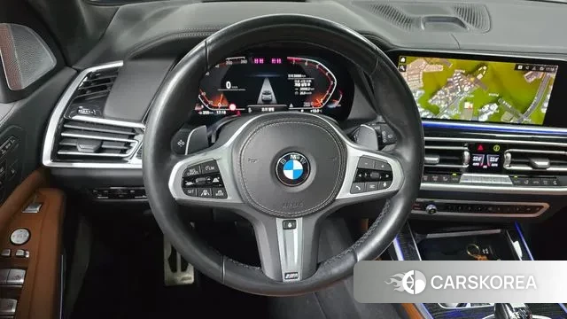 BMW X7 (G07) 2021 Черный из Кореи, фото 4