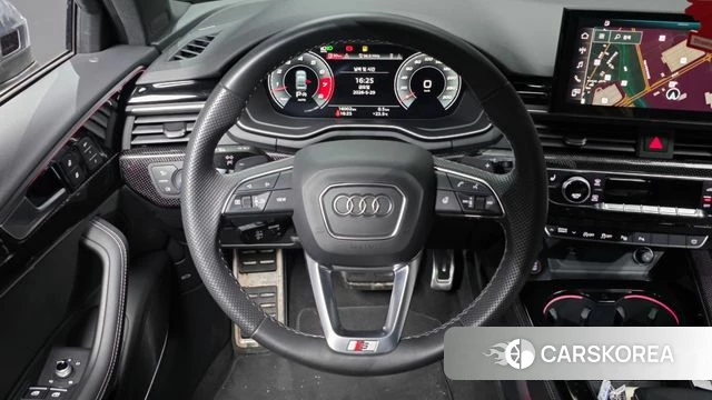 Audi S4 (B9) 2022 Серебристо-серый из Кореи, фото 4