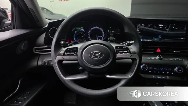 Hyundai Avante Hybrid (CN7) 2022 Черный из Кореи, фото 4