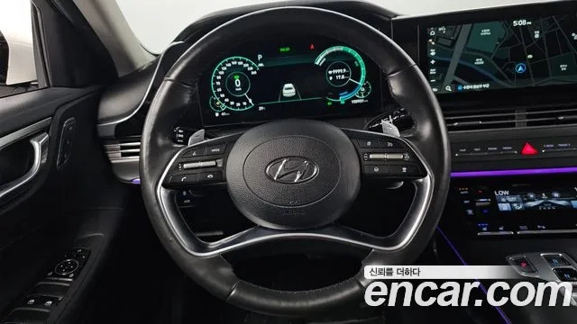 Hyundai The New Grandeur IG Hybrid 2020 Белый из Кореи, фото 4
