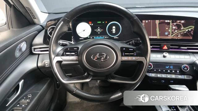 Hyundai Avante Hybrid (CN7) 2021 Белый из Кореи, фото 4