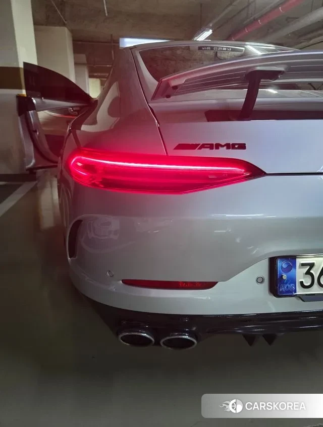 Mercedes-Benz AMG GT 2019 Серебристо-серый из Кореи, фото 4