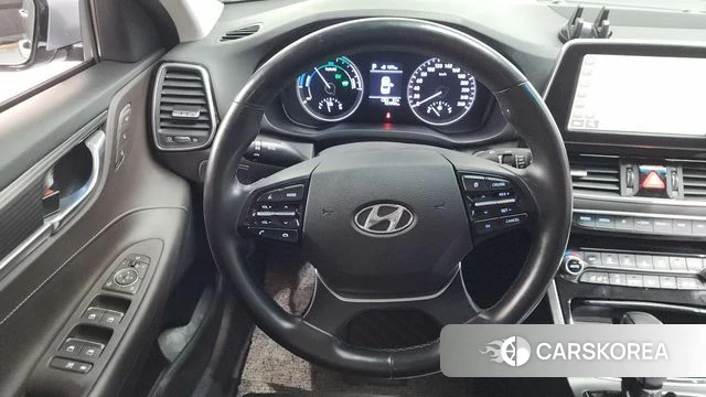 Hyundai Grandeur IG Hybrid 2018 Небесно-голубой из Кореи, фото 4